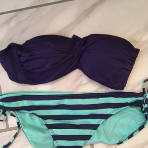 Strapless Bikini Set